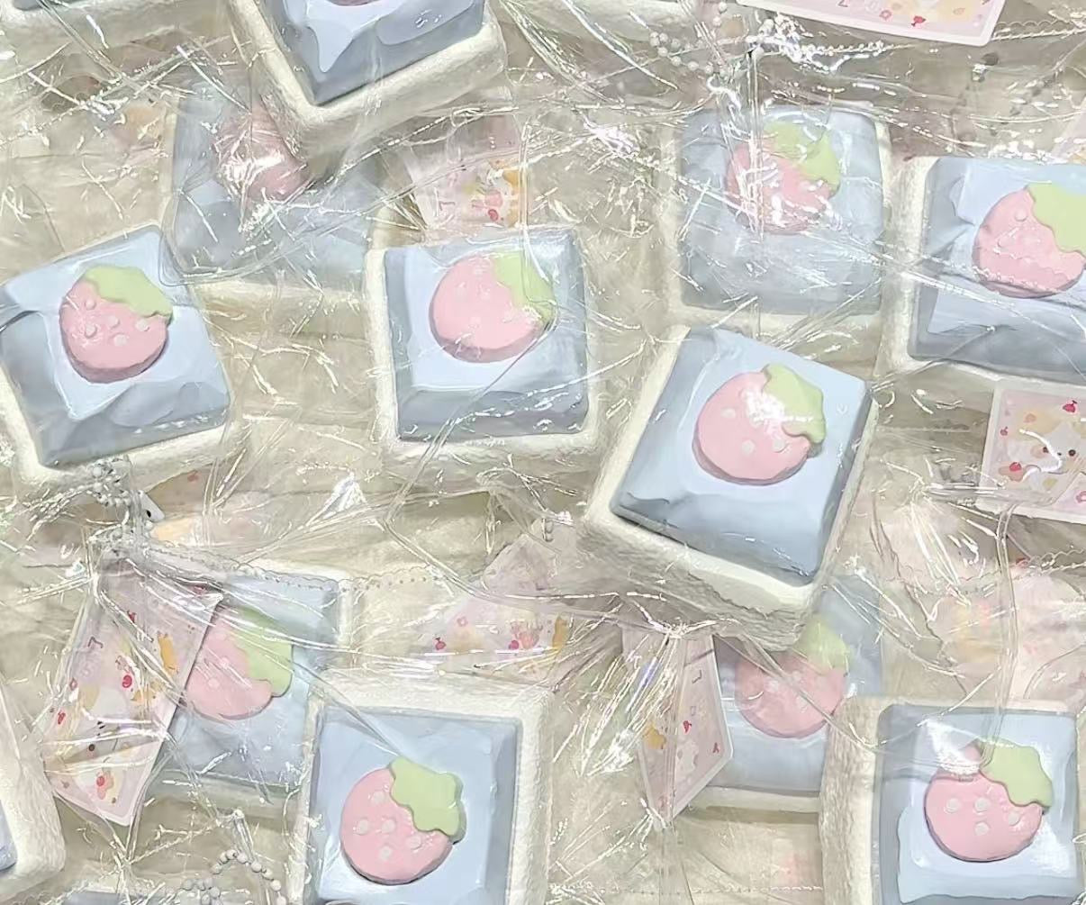 Strawberry Square Taba Squishy