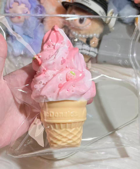 Pink ice cream Taba Squishy
