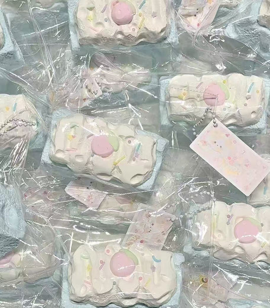 Strawberry cookie Taba Squishy